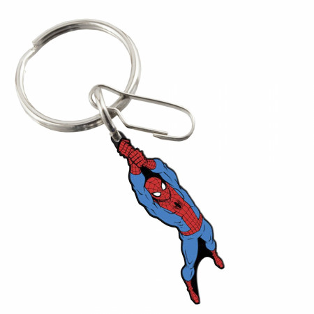 Spider-Man Swinging Soft PVC Keychain
